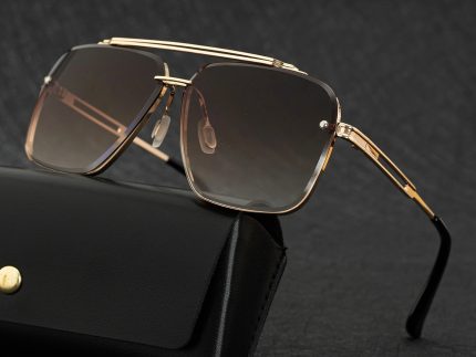 Men Top Bar Geo Frame Fashion Glasses Elegant Shades Accessories Beach Accessories Glasses Shades For Summer Beach Vacation,Outdoor,Travel