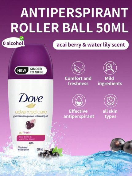 Dove Dove Anti-Perspirant Roll-On Deodorant 50ml, Pomegranate Lemon Fresh Scent
