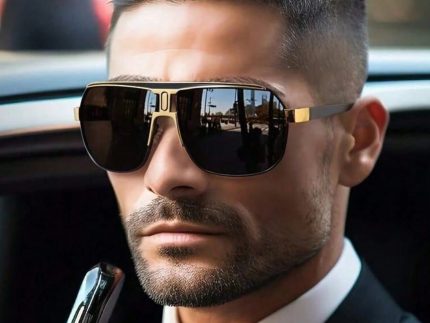 RoyalHot Men Women Polarized Alloy Square Oversized Frame Fashion Glasses Driving Fashion Glasses Shades Male For Summer Beach Vacation,Outdoor,Travel
