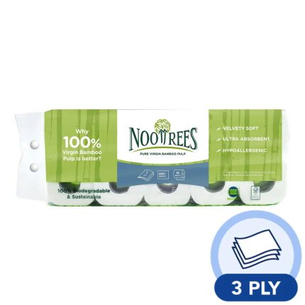 NooTrees Bamboo Toilet Tissue Rolls (3ply)
